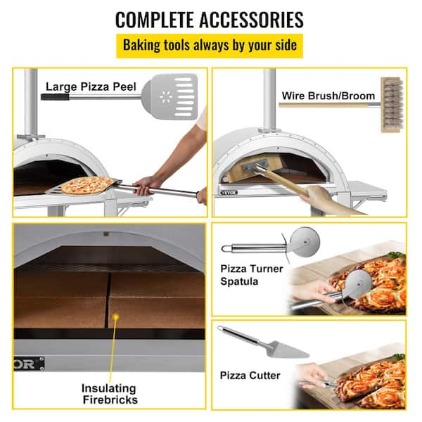 Stainless Steel Brush Pizza Oven