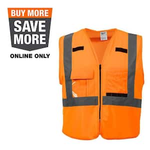 Hao Zhu 2 Pack Hi Vis Vests,Hi Vis Safety Vests With Pockets Zipper Front Night Workwear Reflective Vest For Traffic Work Surveyor And Security Guard Construction Vest - View #2