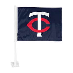 MLB - Minnesota Twins Car Flag Large 1-Piece 11 in. x 14 in.