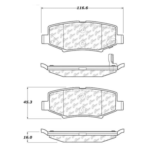 Centric Parts Disc Brake Pad Set