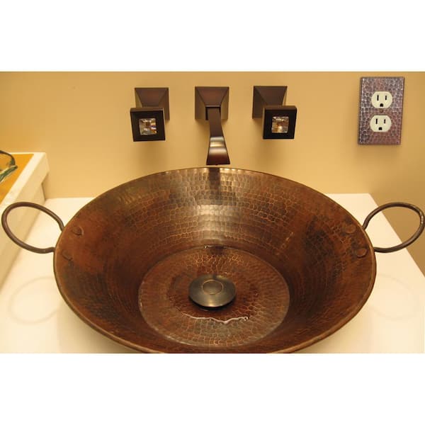 Premier Copper Products 1 Gang Hammered Copper Single Duplex