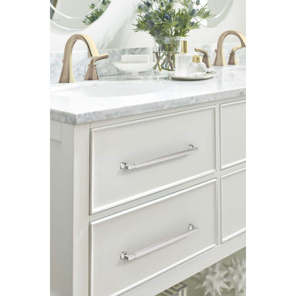 Polished Chrome 12-5/8 inch Modern Cabinet Pull