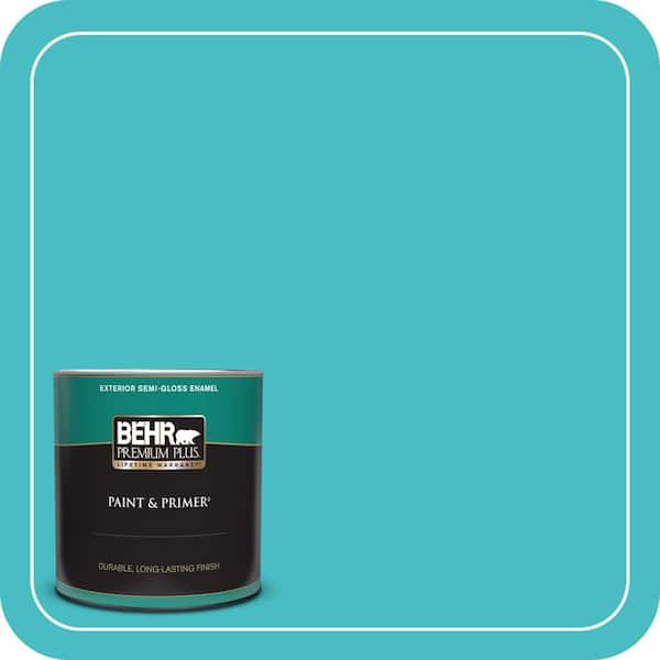 BEHR PREMIUM PLUS 1 qt. Home Decorators Collection #HDC-WR14-6 North Wind Semi-Gloss Enamel Exterior Paint & Primer