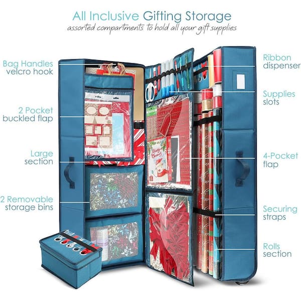 12 Smart Gift Wrap Storage Ideas  Wrapping paper storage, Gift wrap storage,  Paper storage