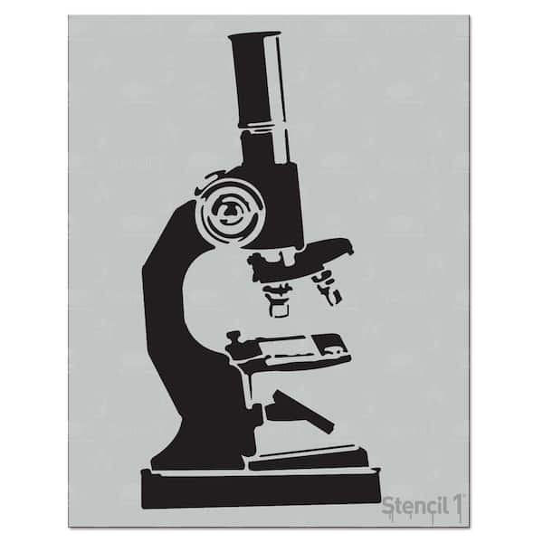 Stencil1 Microscope Stencil S1_01_71 - The Home Depot