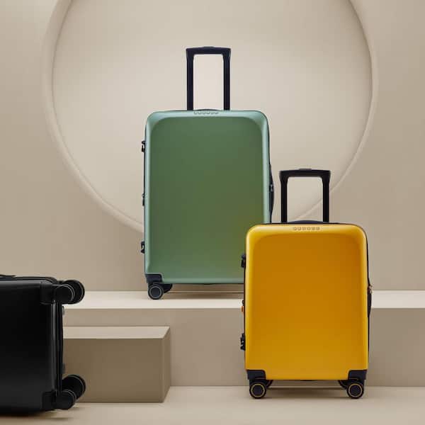 VERAGE 20/24 in. Blue Suitcases Sets with Spinner Wheels