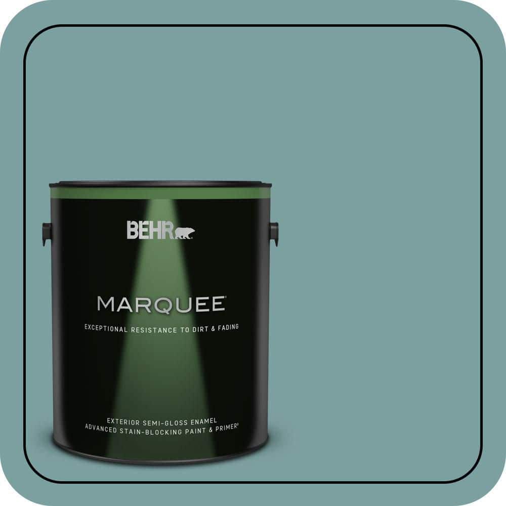 1 gal. #S440-4 Tower Bridge Semi-Gloss Enamel Exterior Paint & Primer price history on PriceWatchPro
