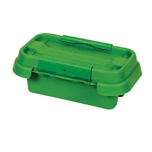 11 in. Weatherproof Powercord Connection Box, Green