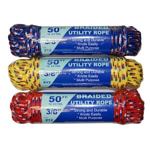 3/8 in. x 50 ft. Braided Utility Rope