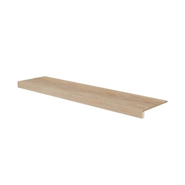 0.375 in. x 11.5 in. x 48 in. Laminate Fresh Oak Modern No Return Retread