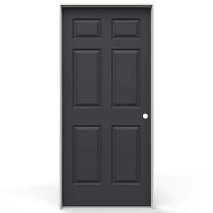 JELD-WEN 30 in. x 80 in. Colonist 6 Panel Left-Handed Textured