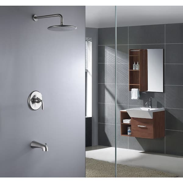 meno⭐️ ANZZI Meno Series Single-Handle 1-Spray Tub and Shower Faucet in