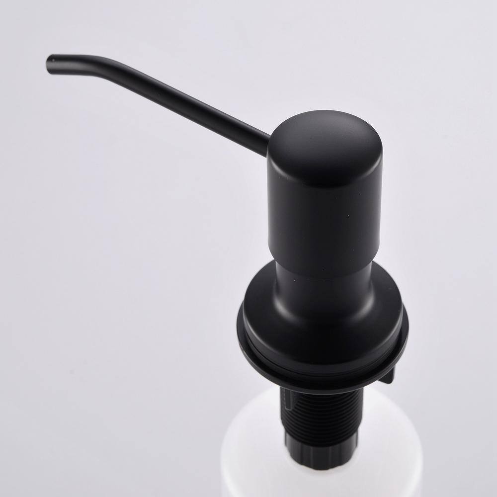 Black Stainless Steel Sink Mounted Soap Dispenser