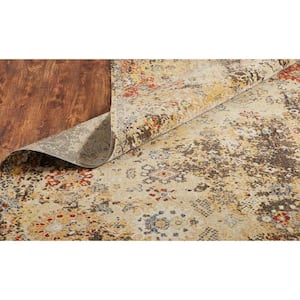 Modena Multi-Colored 2 ft. x 10 ft. Abstract Area Rug