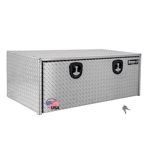 18 in. x 24 in. x 48 in. Diamond Plate Tread Aluminum Underbody Truck Tool Box