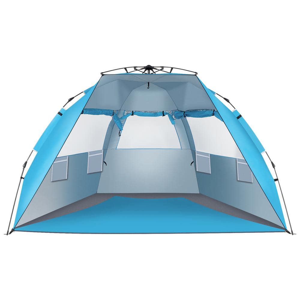 Karl home 4-Person Pop-up Beach Tent 283224841608 - The Home Depot