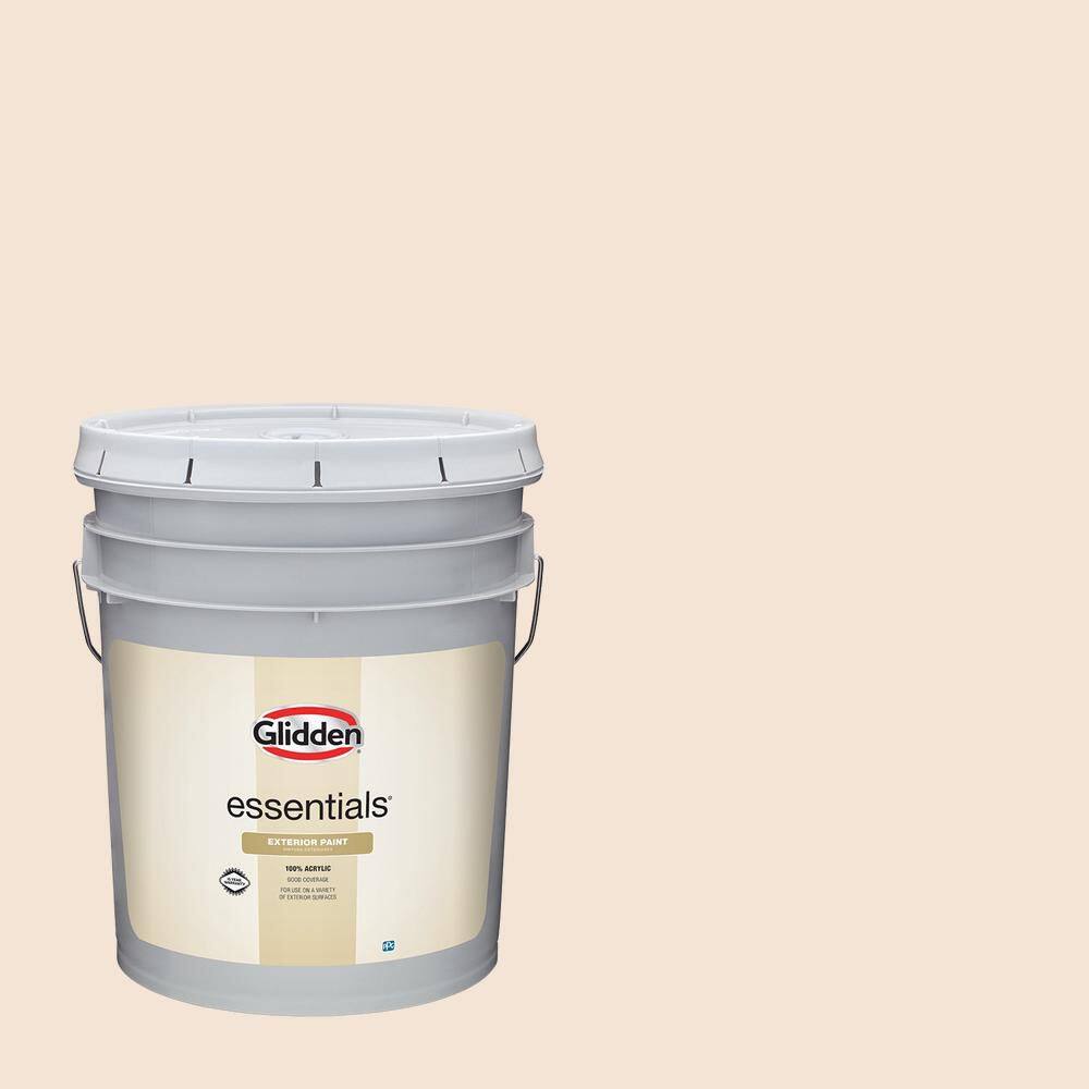 Glidden Essentials 5 gal. China Doll Semi-Gloss Exterior