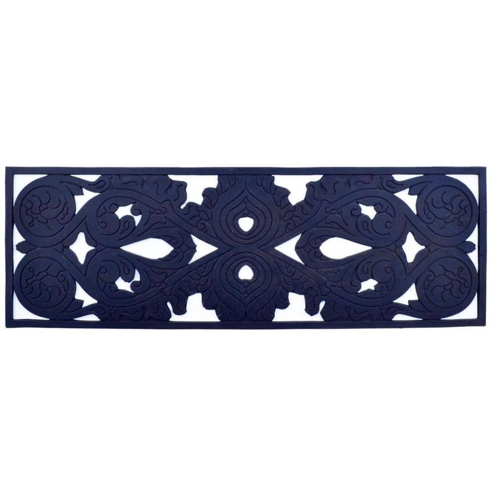 30 in. x 10 in. Black Rubber Outdoor Door Mat price history on PriceWatchPro