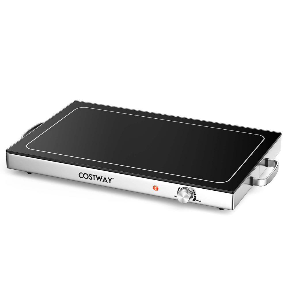 Costway Black Buffet Server Electric Food Warmer Stainless Steel Warming  Tray ES10259US-DK - The Home Depot