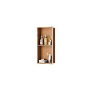 Stainless Steel Shower Niche 12 x 4 x 24 in. Shower Niche Recessed Bathroom Niche Shower Recessed Shower Shelf Rose Gold