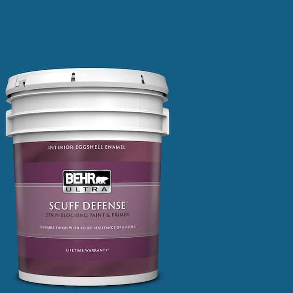 BEHR ULTRA 5 gal. #S-H-550 Sapphire Sparkle Extra Durable Eggshell Enamel Interior Paint & Primer
