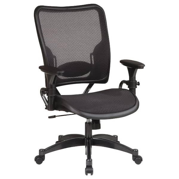 Office Star Products Black AirGrid Back Office Chair