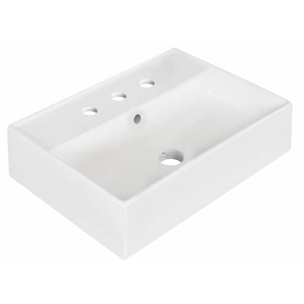 Unbranded 16-Gauge-Sinks Vessel Sink in White