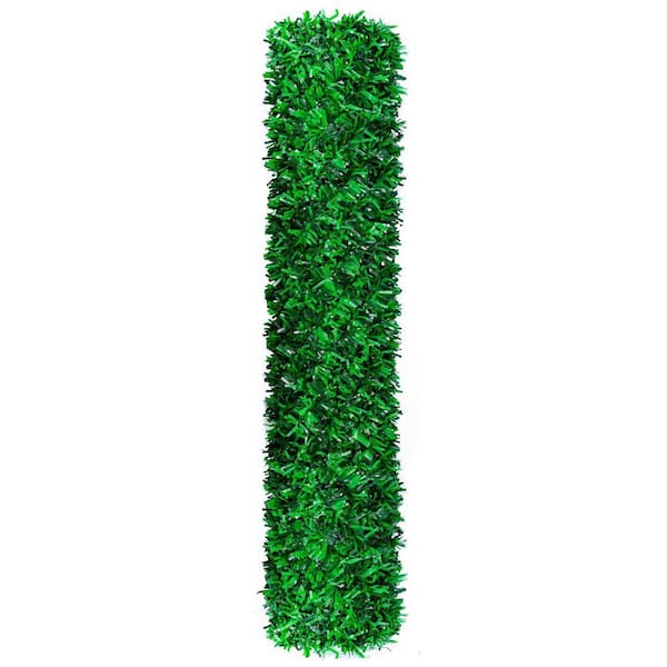 120 in. x 40 in. Green Artificial Grass Hedge Panel Outdoor Garden