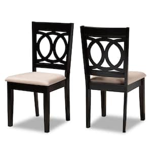 Lenoir Sand Wood Brown Dining Chairs (Set of 2)