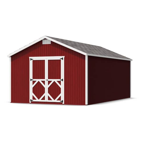 Classic Gable 12 ft. x 20 ft. Outdoor Wood Storage Shed Precut Kit with Floor (240 sq. ft.)