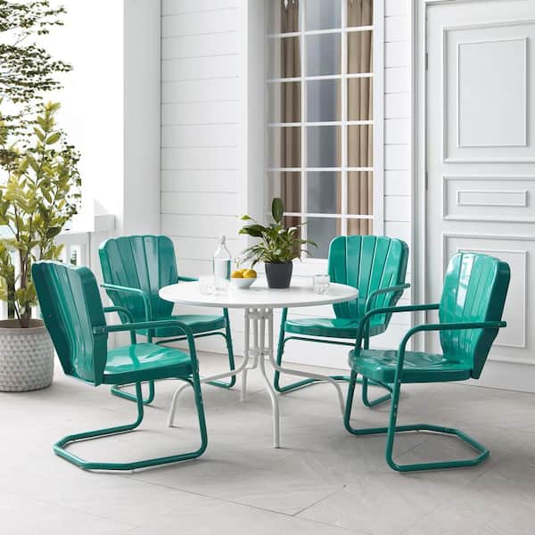 turquoise dining set