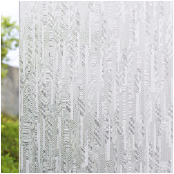 COTTON COLORS 35.4 in. x 78.7 in. Decorative and Privacy 3D Window Film