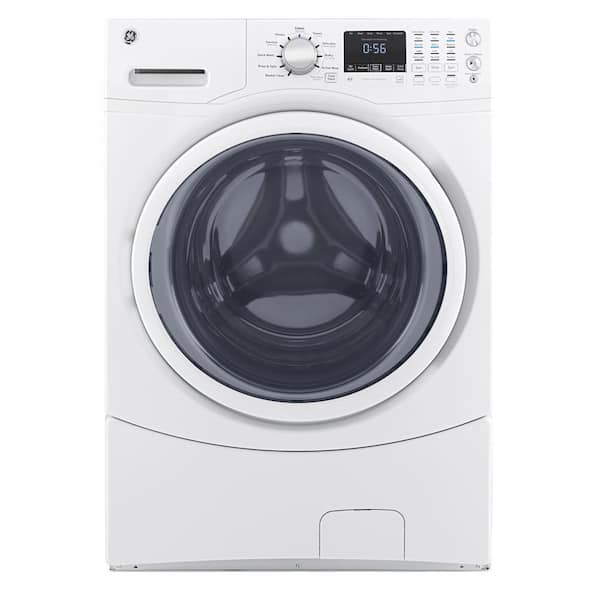 GE 4.5 cu. ft. Stackable White Front Load Washing Machine, ENERGY STAR