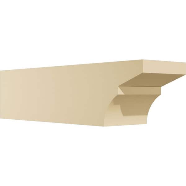 Ekena Millwork Standard Monterey 6 in. W x 6 in. H x 24 in. D Signature Urethane Rafter Tail Outlooker
