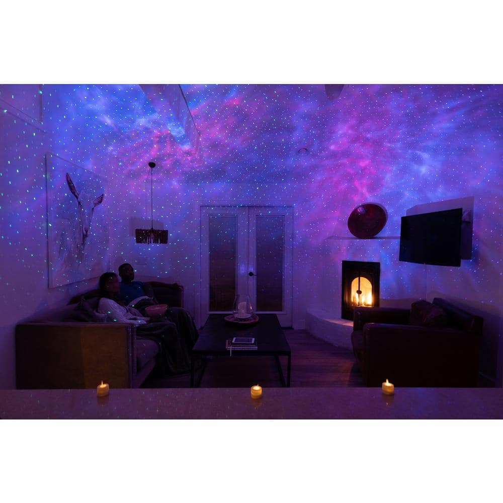 Sky Lite Evolve White LED Galaxy Projector with Blue Stars