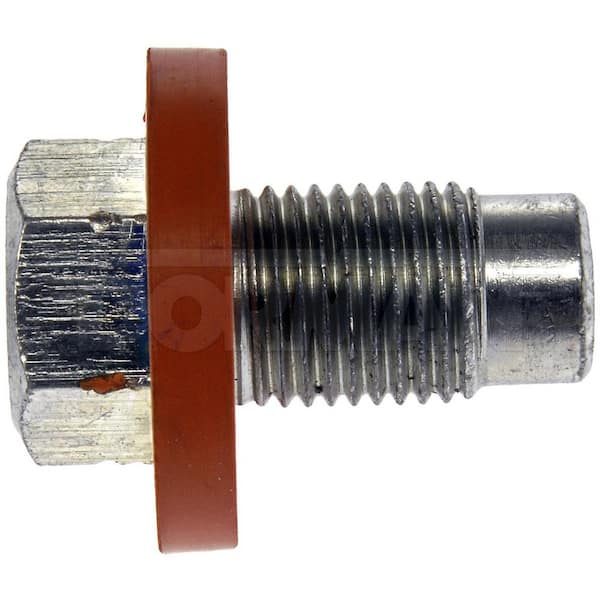 Autograde Oil Drain Plug Pilot Point Molded Gasket 1/2-20, Head Size 5/8 In.