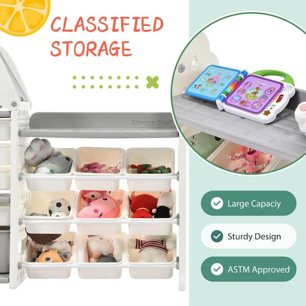 Plastic Baby/Kids Storage Organizer Bin by mDesign