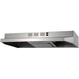 30-in Stainless Steel Under Cabinet Range Hood with Charcoal Filter