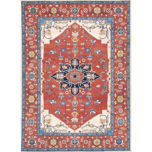 Serapi Rust 9 ft. x 12 ft. Oriental Area Rug
