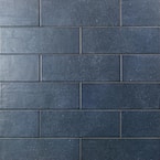 Piston Camp Blue Rock 4 in. x 12 in. Matte Ceramic Subway Wall Tile (34-piece 10.97 sq. ft. / box)