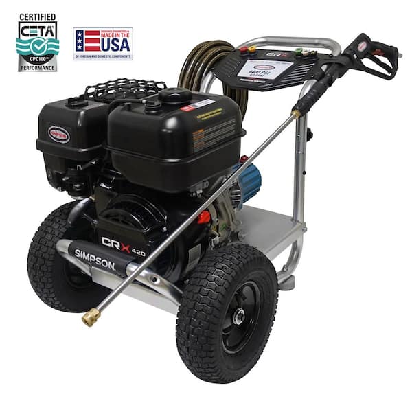 4400 PSI 4.0 GPM Gas Pressure Washer, CAT Pump, Aluminum Frame, Heavy-Duty Commercial Cold Water Power Washer