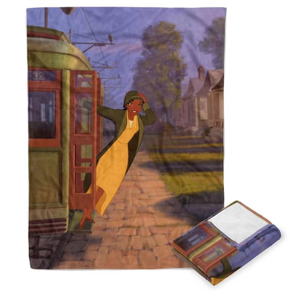 THE NORTHWEST GROUP Disney the Princess and the Frog Bayou Beauty Silk Touch Multicolor Throw Blanket