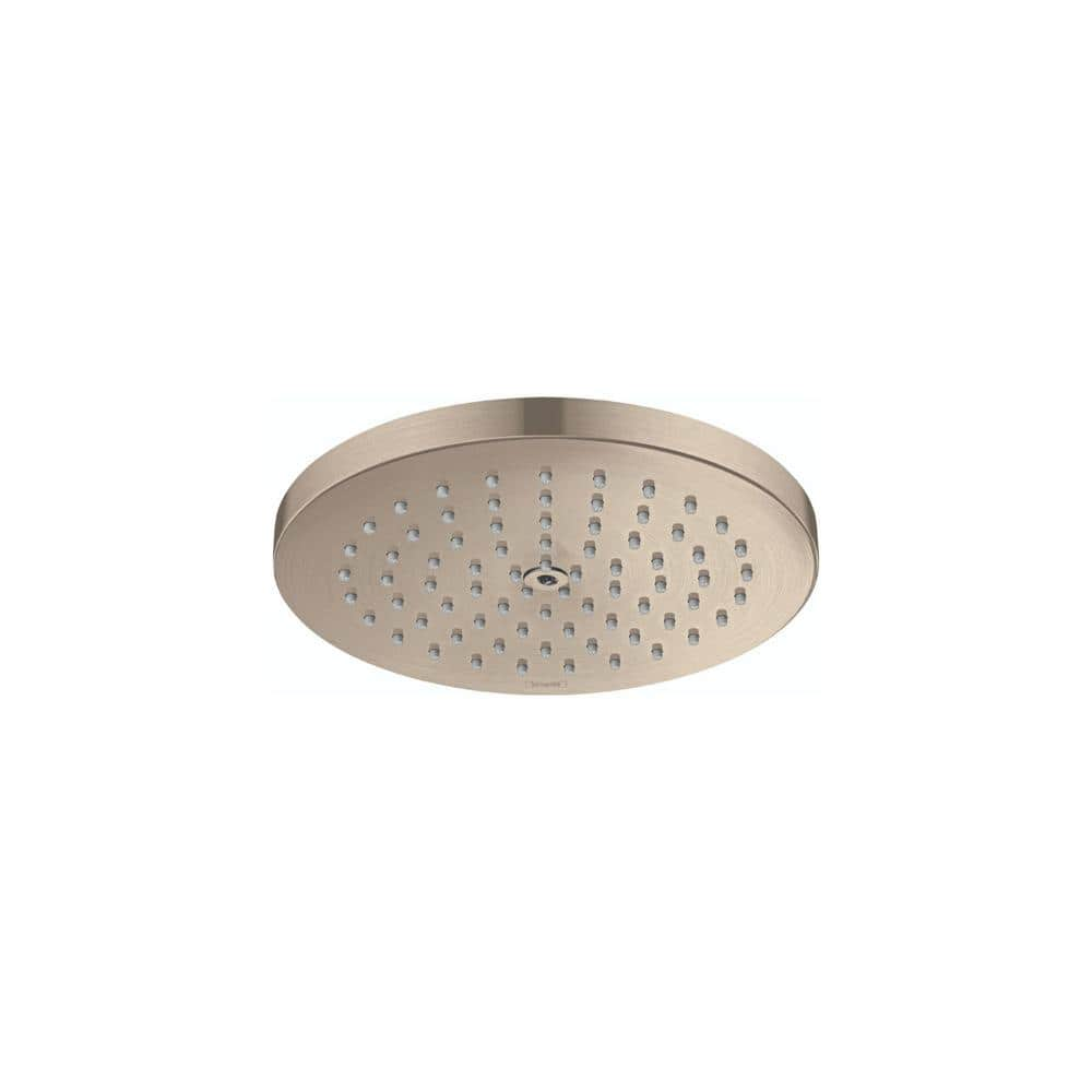 Hansgrohe Raindance S 1-Spray Patterns 2.5 GPM 7 in. Fixed Shower Head in Brushed Nickel