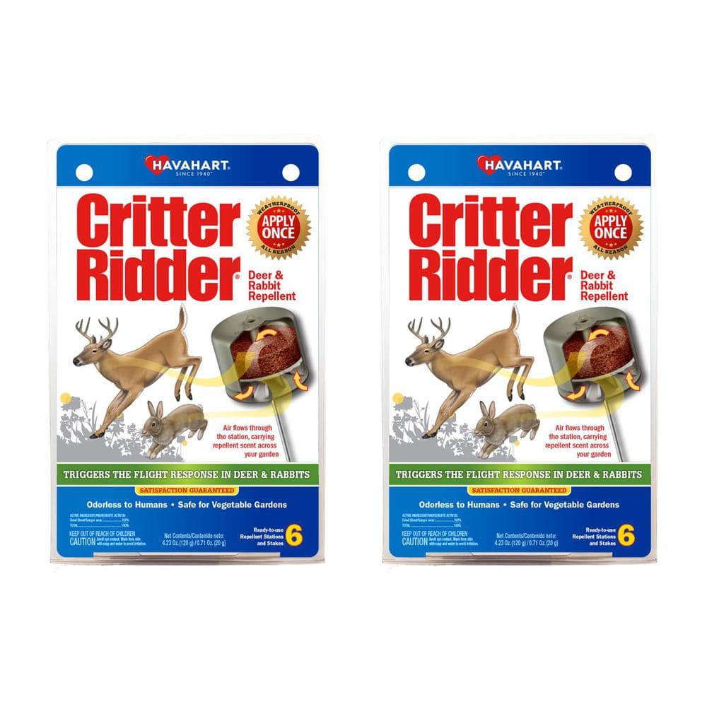 Havahart Critter Ridder Outdoor Weatherproof Repellent Stations for