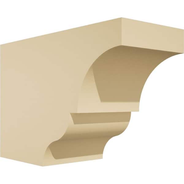 Ekena Millwork Standard Asheboro 5 in. W x 8 in. H x 12 in. D Signature Urethane Rafter Tail Outlooker