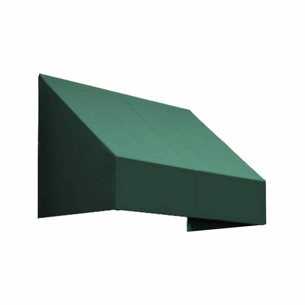 5.38 ft. New Yorker Fixed Awning 64.5 in. W x 24 in. H x 48 in. D Acrylic Fabric in Forest price history on PriceWatchPro