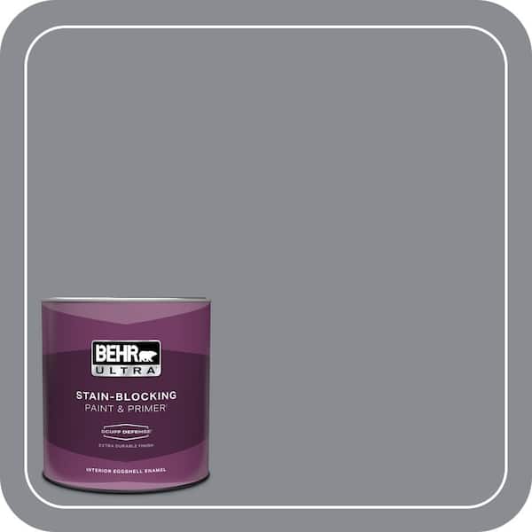 BEHR ULTRA 1 qt. #PMD-73 Ancient Pewter Extra Durable Eggshell Enamel Interior Paint & Primer