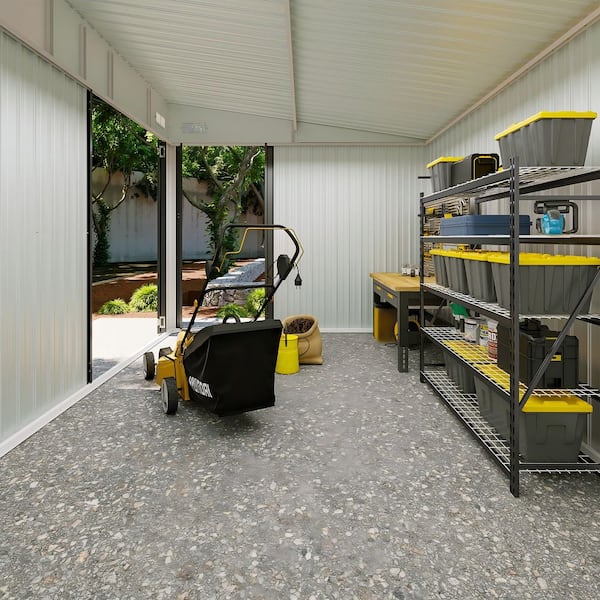 Have a question about Sizzim Black 10 ft. W x 8 ft. D Outdoor Lean