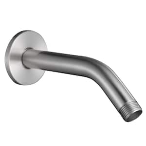 6 in. Shower Arm and Flange in Brushed Nickel
