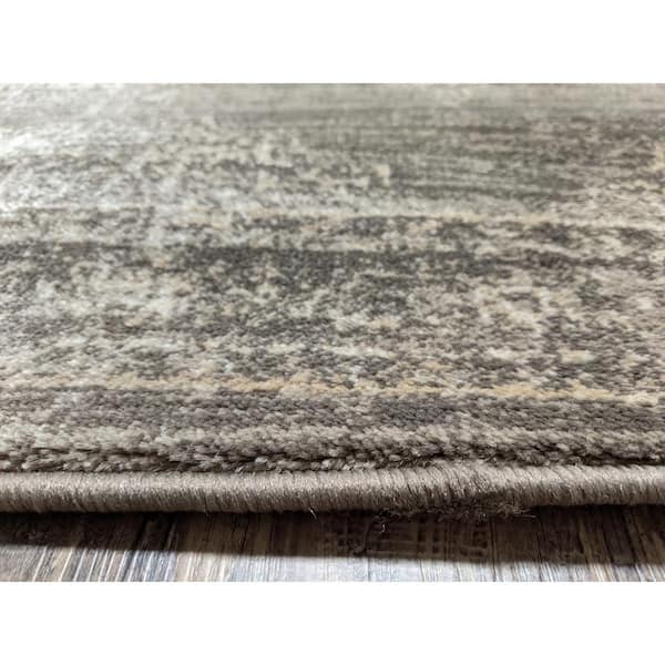 Colosseo Light Brown 2 ft. x 8 ft. Traditional Oriental Medallion Area Rug